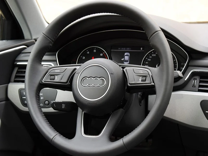 Автомобильный Стайлинг, кнопки рулевого колеса, накладка, наклейки для Audi Q3 Q5 A1 A3 8V A4 B9 B8 A5 A7, аксессуары для салона автомобиля