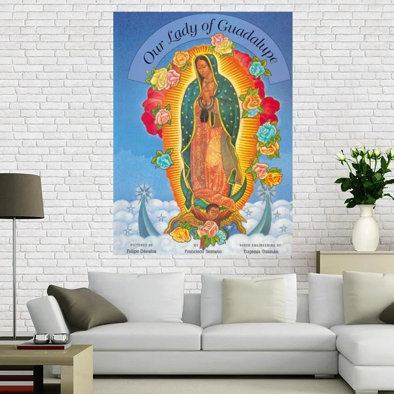 Новое поступление на заказ наша Леди Guadalupe Холст плакат для домашнего декора печать на заказ Картина на холсте 1 шт. заказ - Цвет: 7