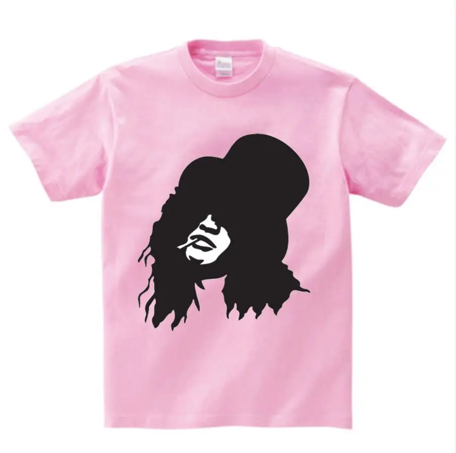 pink childreT-shirt Футболка с надписью «guns N Roses» детская футболка из чистого хлопка с круглым вырезом Детский костюм для маленьких мальчиков и девочек NN - Цвет: pink childreT-shirt