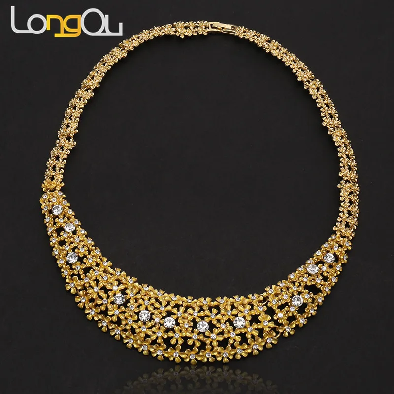 Longqu Высокое качество Африканский бисер набор ювелирных украшений для невесты