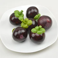 050 simulated model of weighted mangosteen false fruit fake mangosteen