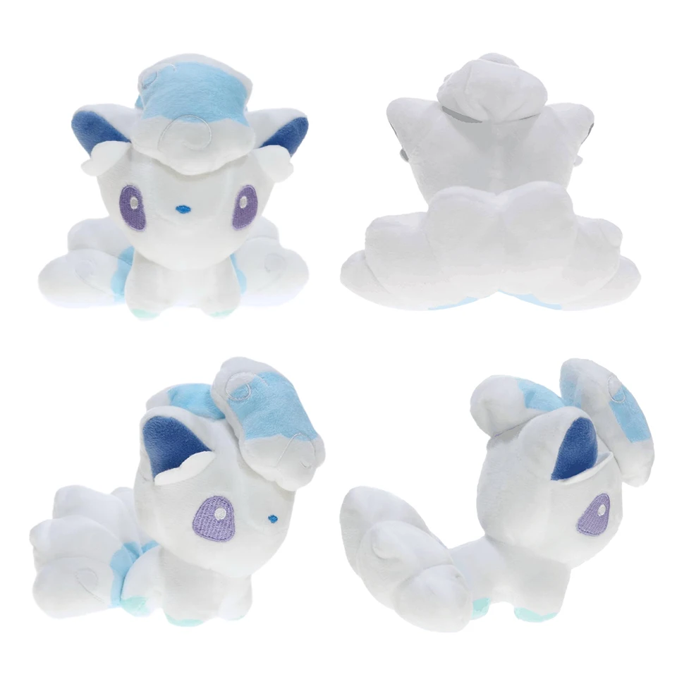 12-22 см милые чармандер алола льдом Vulpix Blastoise Haunter Tyranitar Furret Salamence Мягкие плюшевые игрушки аниме чучела кукла японская
