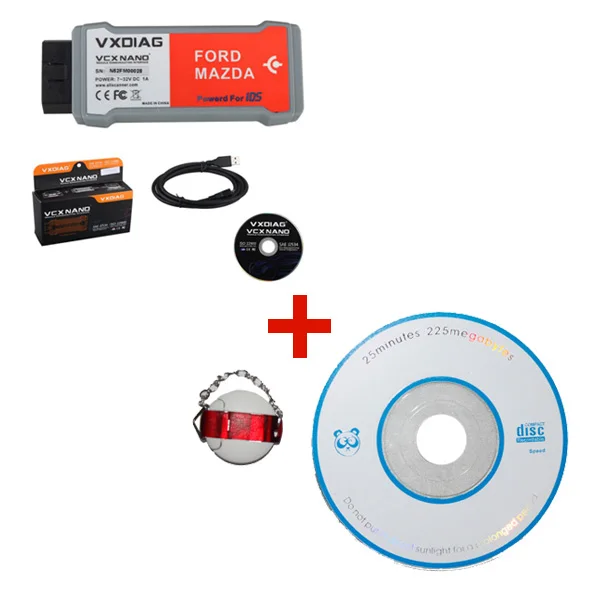VXDIAG VCX NANO для forford/Mazda 2 в 1 с IDS V97 Plus forford Outcode/Incode калькулятор + SW Dongle 2000