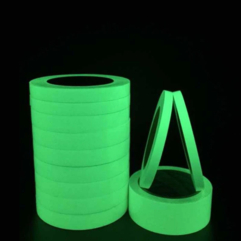 Светящаяся лента 10 м светится в темноте безопасное сценическое украшение для