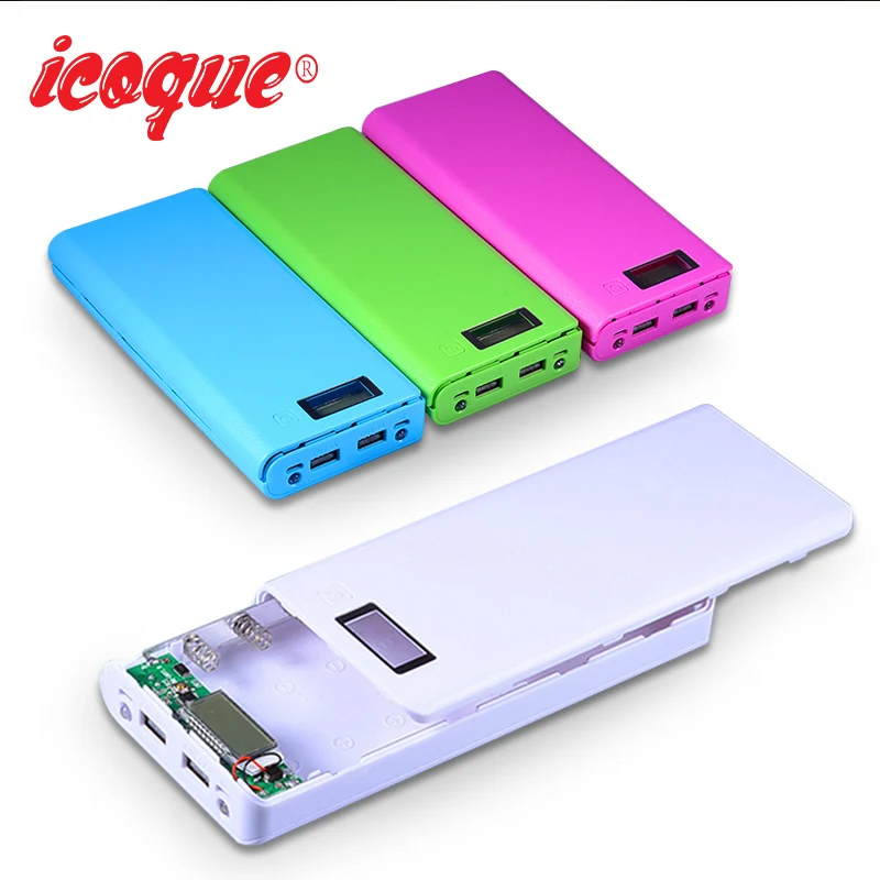 Без аккумулятора) power Bank 18650 Box 8x18650 power bank DIY чехол двойной USB мобильный телефон зарядное устройство для Xiaomi huawei Pover power Bank