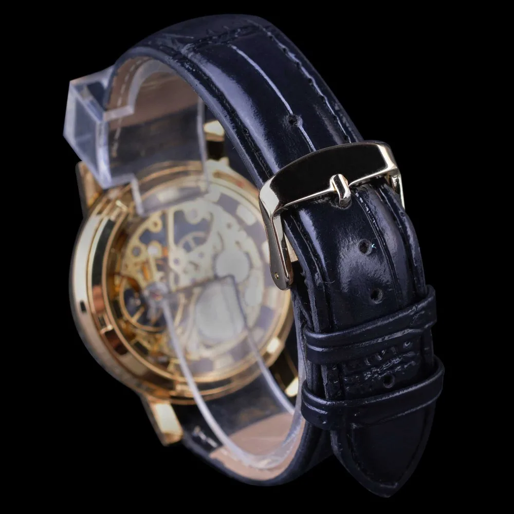 Победитель 2017 Professional Series Прозрачный Золотой Дело Алмаз Дисплей Передач Скелет