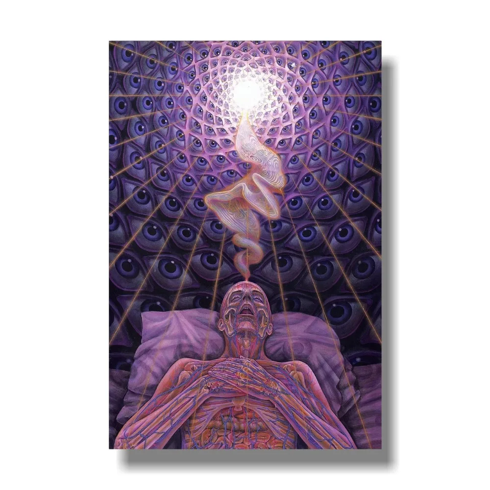 Scandinavian Style Alex Grey Poster - Ocean of Love Bliss - Living Room Home Decor Wall Art image 3