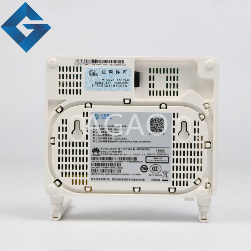 4 шт. в партии/Оригинальный Новый Hua Wei HS8545M 8545 GPON ONU 1GE + 3FE 1USB 1TEL WIFI английский с