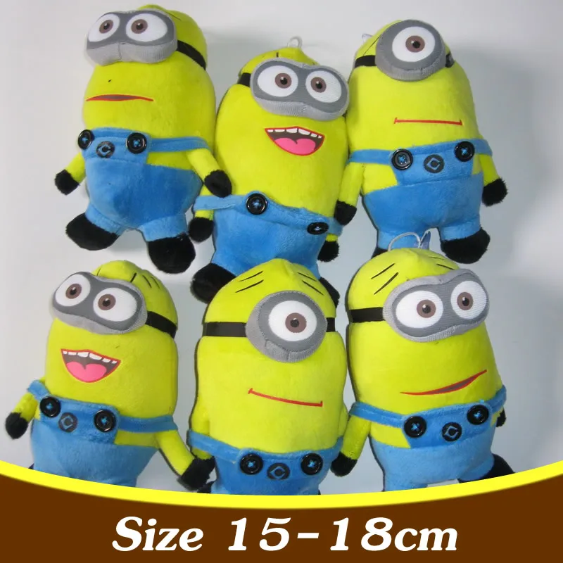 3 шт. Комплект Гадкий я: Миньоны Игрушечные лошадки 3D миньон плюшевые детские