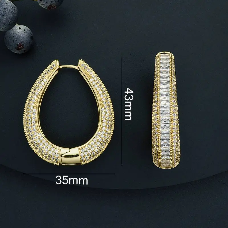 Роскошные плетеные серьги ModemAngel с разноцветными микро фианитами женские