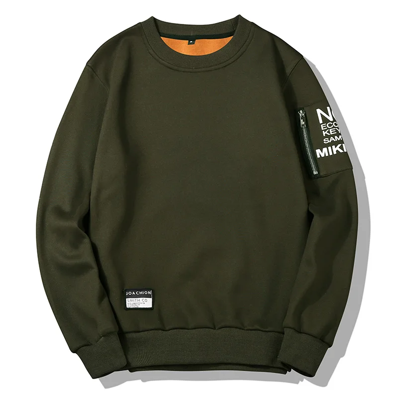 2018 Winter Sweatshirt Men Fashion Hoodies Mens Casual Outwear New Arrival Men's Pullover Sweatshirts Fit Plus Size | Мужская одежда