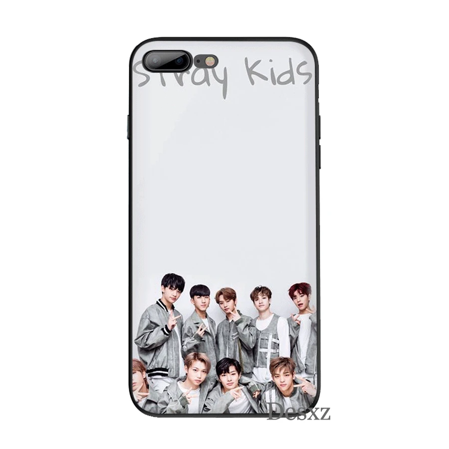 Silicone Tpu Phone Case Stray Kids KPop for iPhone 11 Pro X XS Max XR 6 6s 7 8 Plus 5 5s SE Protection Cover | Мобильные телефоны и