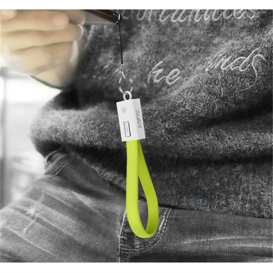 Портативный usb-кабель типа C для быстрой зарядки и синхронизации данных, разноцветный кабель-лапша, брелок, кабель type-C для Xiaomi Mi5 samsung S9, usb-кабель