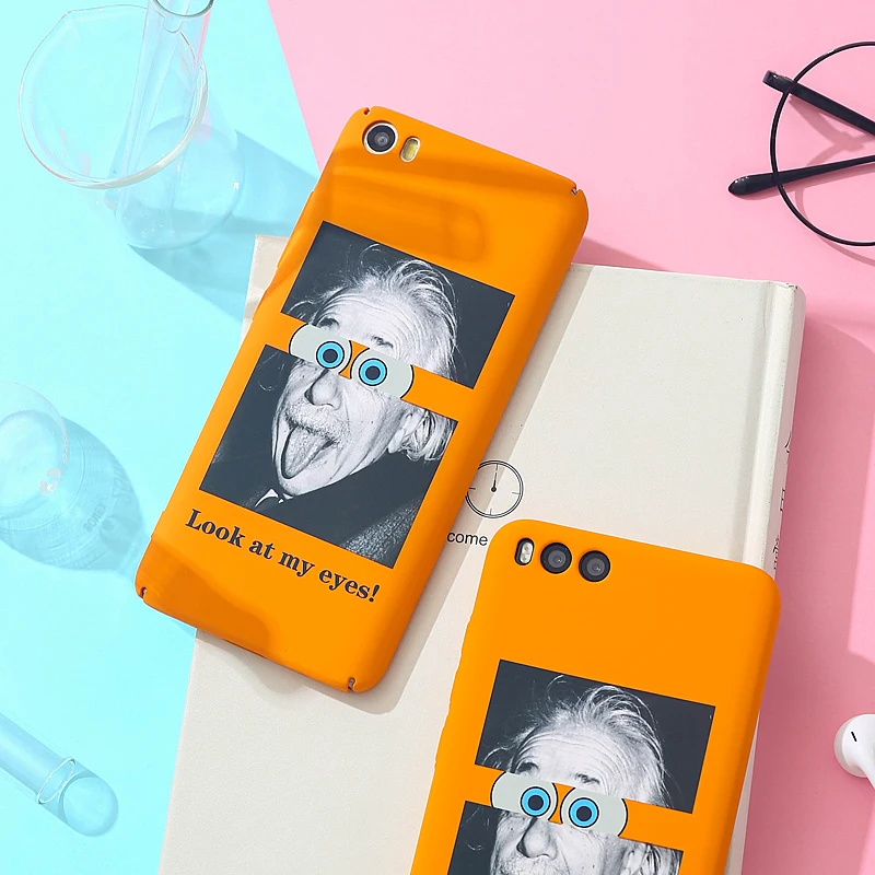 Чехол для телефона Einstein funny face spoof Xiaomi MI 8 MIX 2 S NOTE 3 8SE 6X 6 |