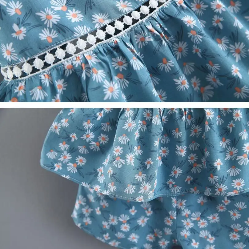 Летний Пляжный комплект для малышей комплекты одежды девочек детская одежда