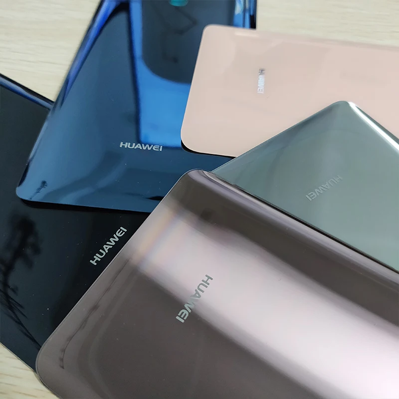 100% оригинал HUAWEI Mate 10 задняя крышка корпуса Mate10 стеклянная Задняя батареи чехол