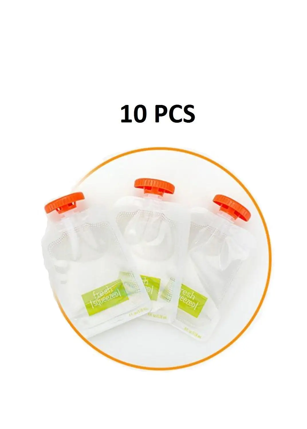 10pcs Детские Контейнеры для кормления, контейнеры для хранения, для новорожденных, для малышей, для приготовления сока, для окружающей среды, для взрослых и детей - Цвет: 10pcs