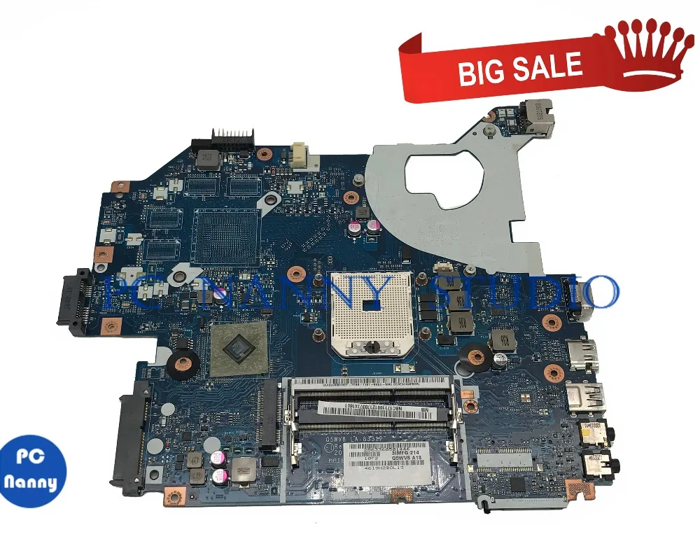 Pcbabá para Acer Asipre V3551 Nv52 Computador Portátil Placa-mãe Ddr3 Nb. C1711.001 Nbc1711001 Q5wv8 La8331p Notebook Mainboard Testado Placa-mãe para notebook