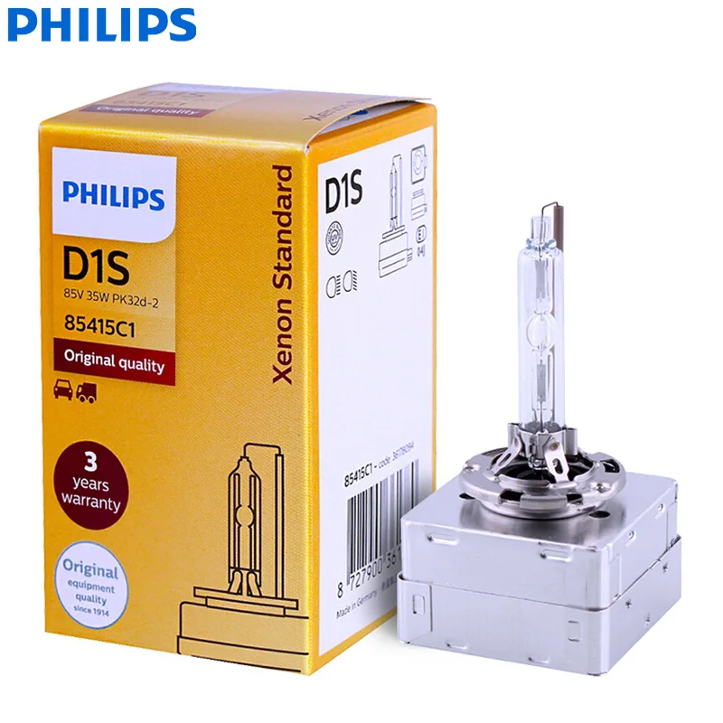 

Philips Xenon Standard D1S 85415C1 35 Вт оригинальная ксеноновая HID фара автомобильная лампа ECE OEM качество сделано в Германии (одна)
