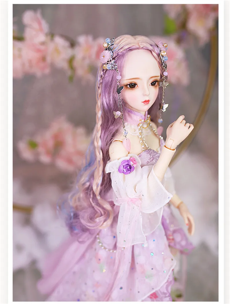 1/3 BJD Blyth кукла механическое уплотнение тела с макияжем, в том числе волосы, глаза, одежда 62 см высота девочки ледник
