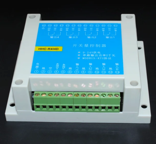 MODBUS RTU протокол 4 в четыре RS485 релейный модуль управления переключатель вход и