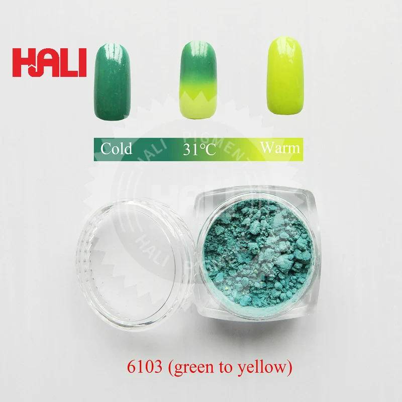 Продажа цветного термохромного пигмента термочувствительного порошка 31C