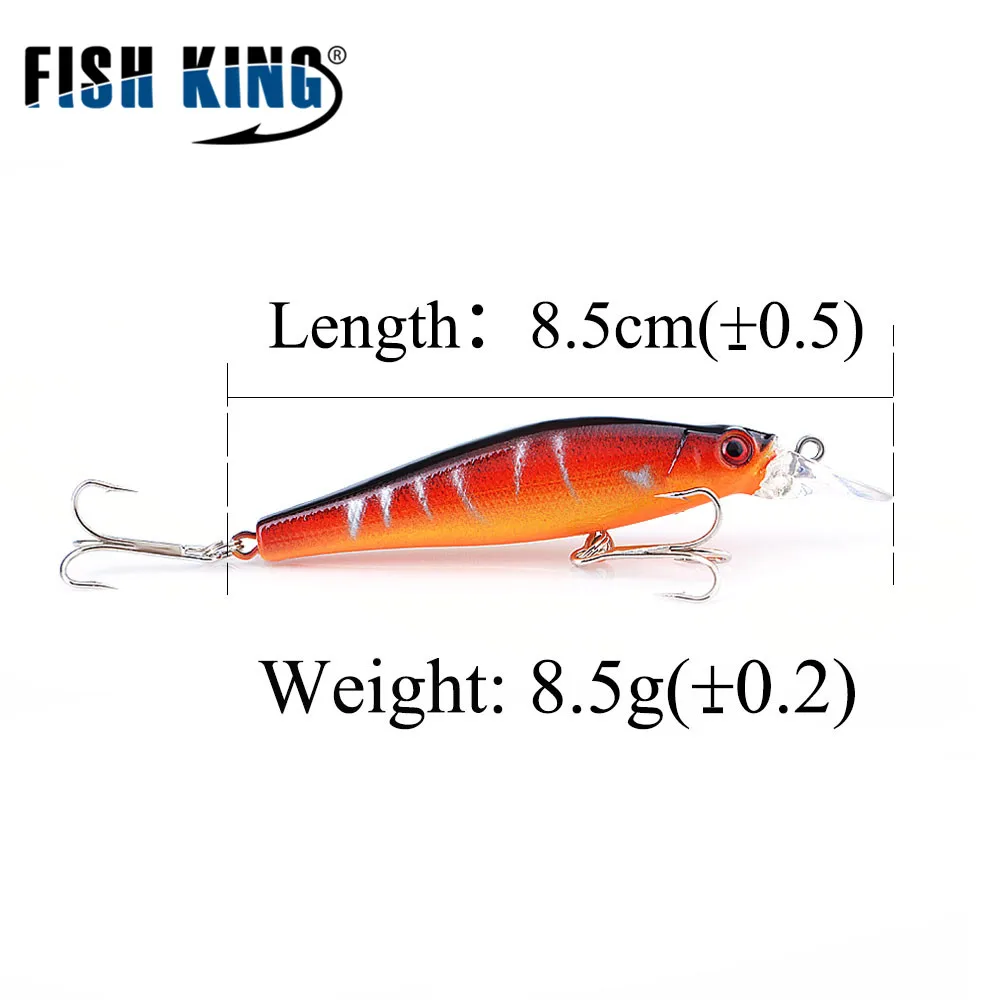 FISH KING блесна горячая модель рыболовные приманки жесткая приманка 5 цветов на
