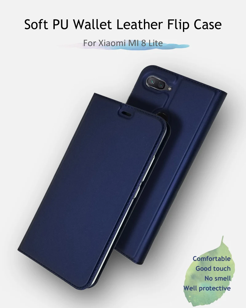 Для Xiao mi 8 Lite чехол из мягкой искусственной кожи с подставкой Чехол-книжка с отделением для карт Кожаный чехол-книжка для Xiao mi 8 mi 8 Lite SE UD Explorer чехол