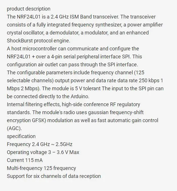 NRF24L01+ PA+ LNA беспроводной приемопередатчик радиочастотный модуль приемопередатчика с SMA антенной 2,4G 1100m совместимый для Arduino