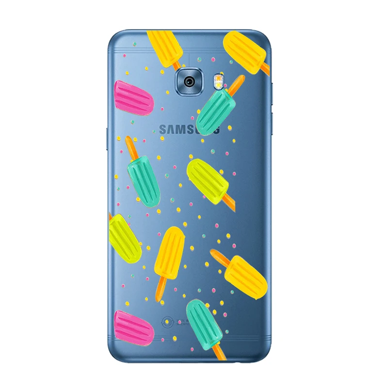 DIY для Samsung Galaxy A520 A5 2017 чехол телефона 2015/2016 C5/C5 Pro мягкий TPU с принтом еды |