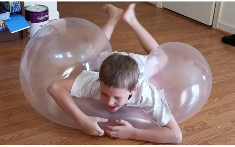 Прозрачный ТПР большой воздушный шар wuble bubble ball креативная Детская Игрушка надувной шар День Рождения