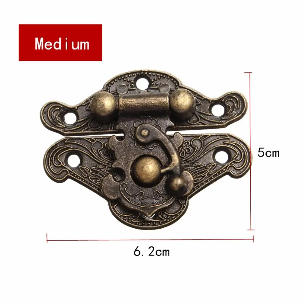 

Античная Ретро винтажная декоративная защелка деревянная шкатулка для драгоценностей накладка на грудь с винтами Большой/средний/маленький/очень маленький