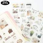 6 шт.лот Декоративные наклейки для дневника для отдыха и времени, декоративные наклейки, наклейки сделай сам, Мультяшные наклейки для скрапбукинга, творческие канцелярские принадлежности для альбома