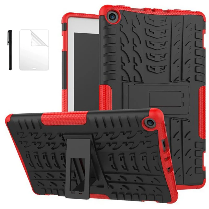 Сверхмощный ПК + Силиконовый Гибридный Прочный чехол для нового Kindle Fire HD8 2017 2016 8