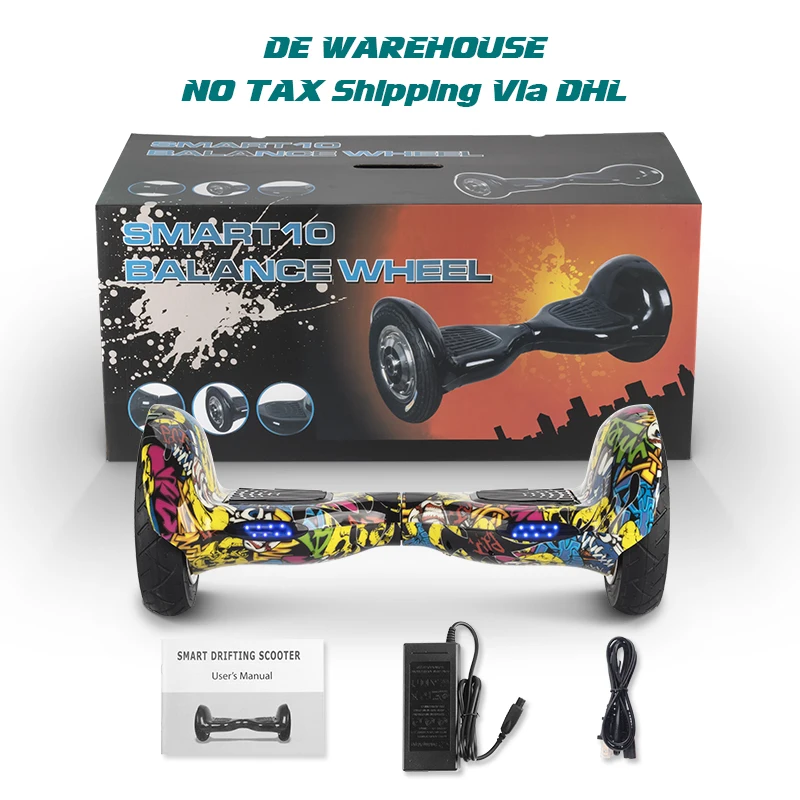 Koowheel Electric Hoverboard 10 inch Samsung Battery 2 Wheels Self Balancing Scooter Skatebord | Спорт и развлечения