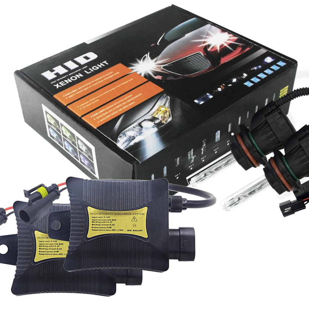 Ксеноновая лампа 9004/9007 HID набор ксеноновых ламп DC33012V 55 Вт 4300 ксеноновые лампы K 5000k