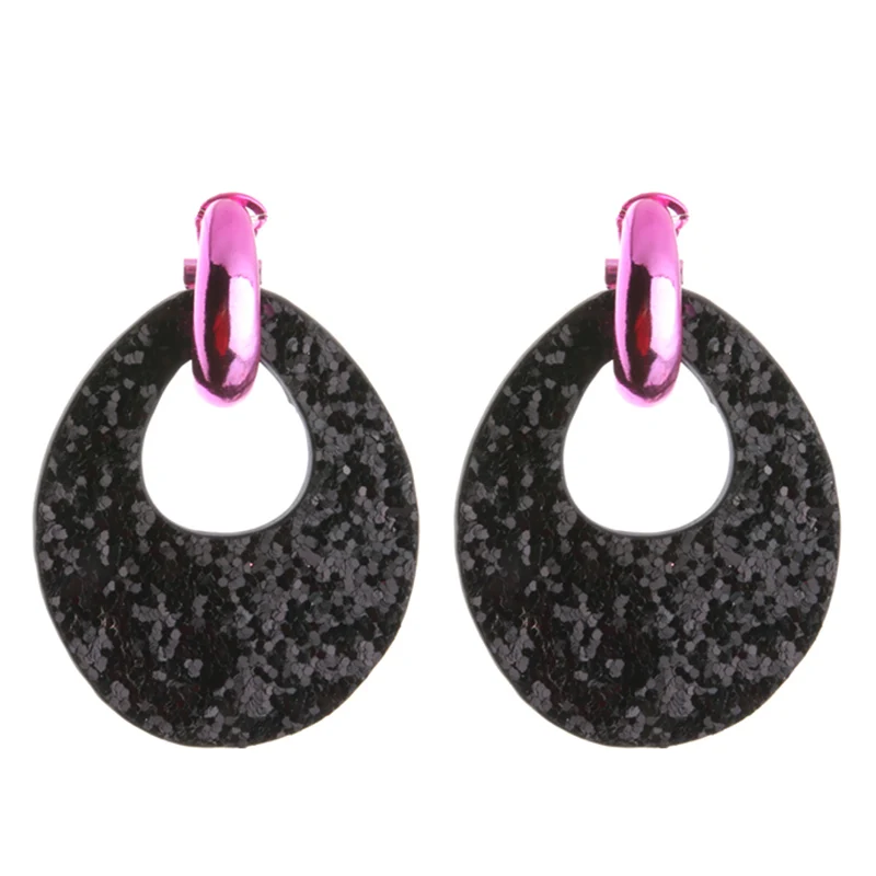 Большие серьги NeeFu WoFu из кожи с эффектом вспышки для женщин медные кольцо большие