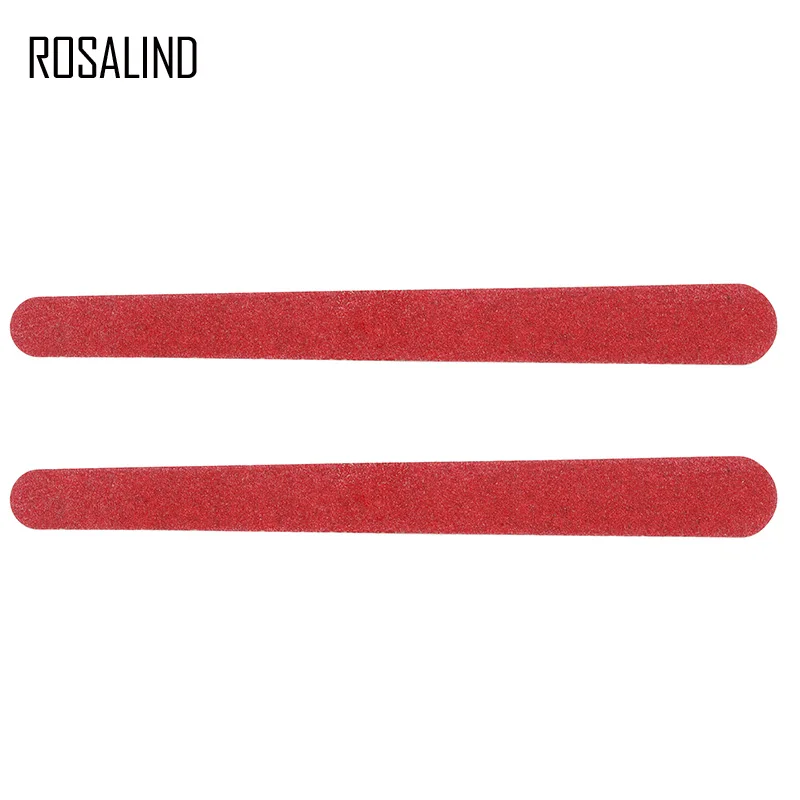 ROSALIND 40 шт./лот пилочка для ногтей маникюрный педикюр буферная Шлифовальная Пилка