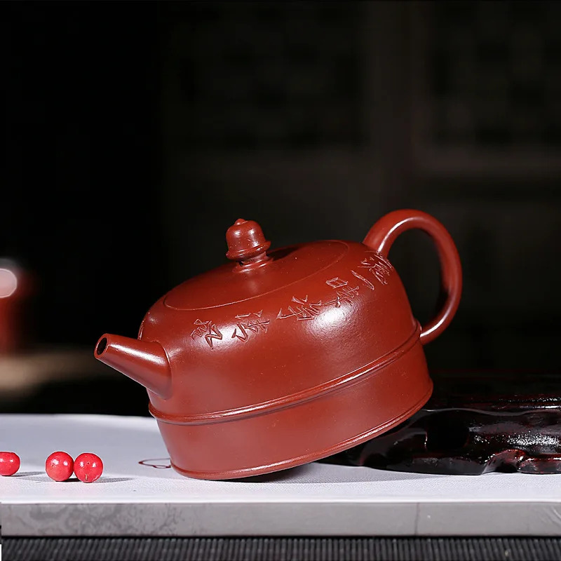 Yixing очищенная руда рекомендовано dahongpao двойной дзен чайник подаропосылка чай
