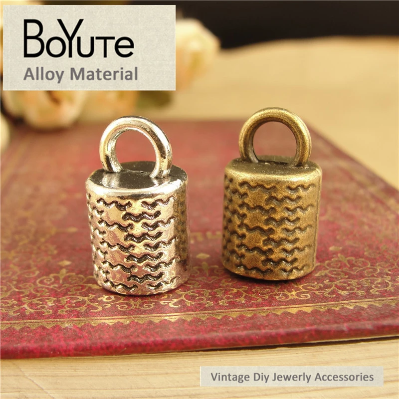 BoYuTe (30 шт./лот) 11*18 мм 2 цвета винтажный разъем из цинкового сплава кулон Diy модный