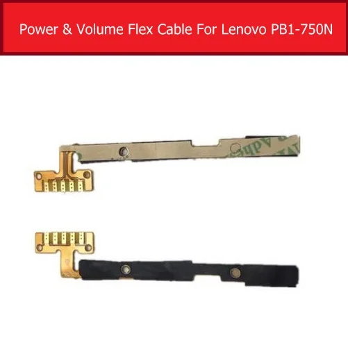 Подлинный гибкий кабель питания и громкости для Lenovo PHAB PB1 750 750m 750N кнопка