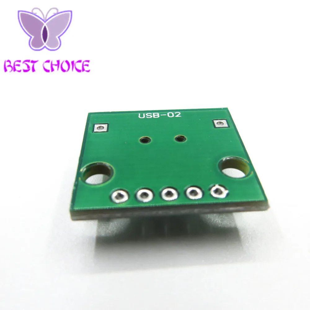 5 шт. Мини USB адаптер DIP контактный гнездовой разъем тип B конвертер pcb|Измерители