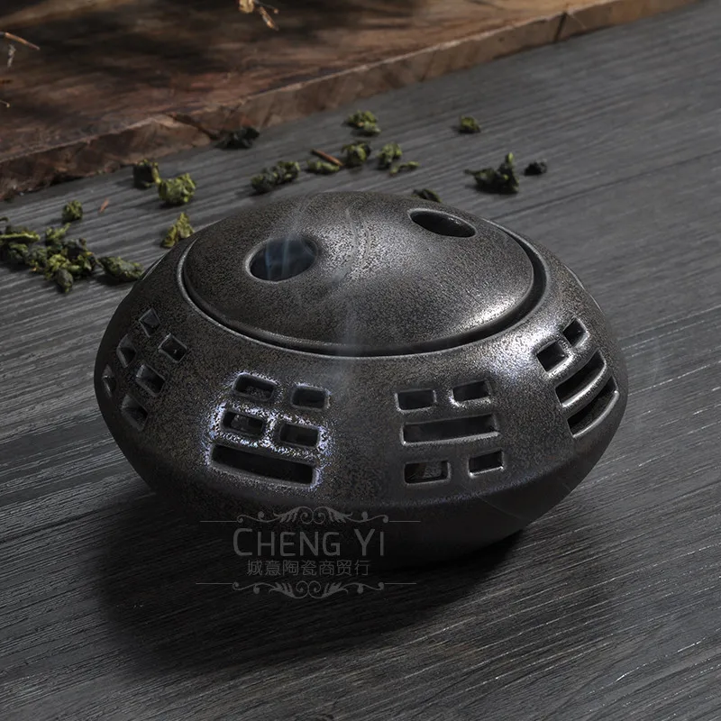 

Gossip incense burner incense coil incense burner censer new incense burner censer porcelain Buddha tea censer