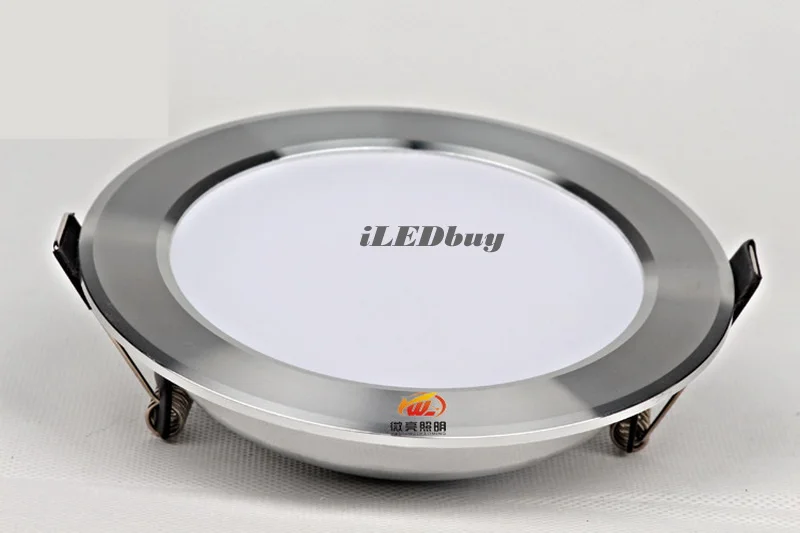 Серебристый/белый корпус встраиваемые светодиодные светильники 10 Вт 15 20 с