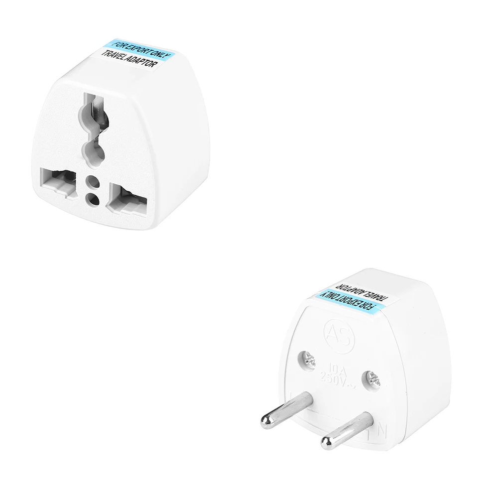 EU Plug Высокое качество Белый Универсальный США ЕС AU конвертер в Великобритании HK 3 Pin AC Путешествия мощность Plug зарядное устройство адаптер разъем UK Plug конвертер - Цвет: EU Plug