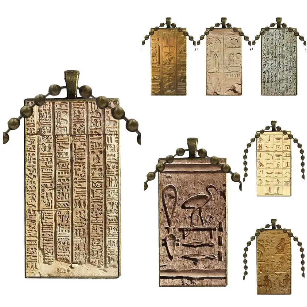 Древние египетские иероглифы для унисекс Подарочный бренд ювелирное изделие