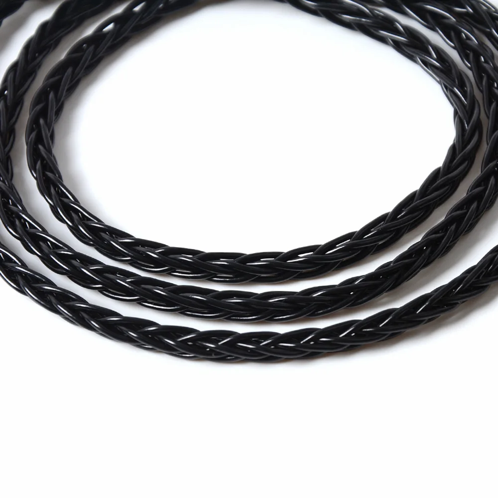 NiceHCK MMCX/2Pin разъем 4 4/3 5/2 5 мм сбалансированный 8 ядро покрытием серебряный кабель