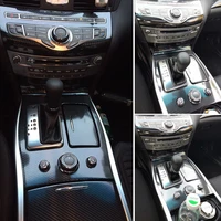 for infiniti m37 m25 q70 2013 2017 interior central control panel door handle carbon fiber sticker decals car styling accessorie