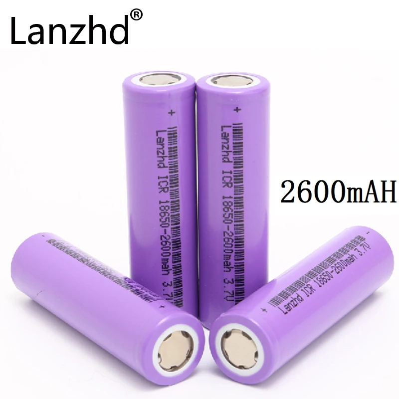 1 10 шт. 5C Power battery 18650 литиевые 2600mah Li lon 3 7 V Аккумулятор для электрических