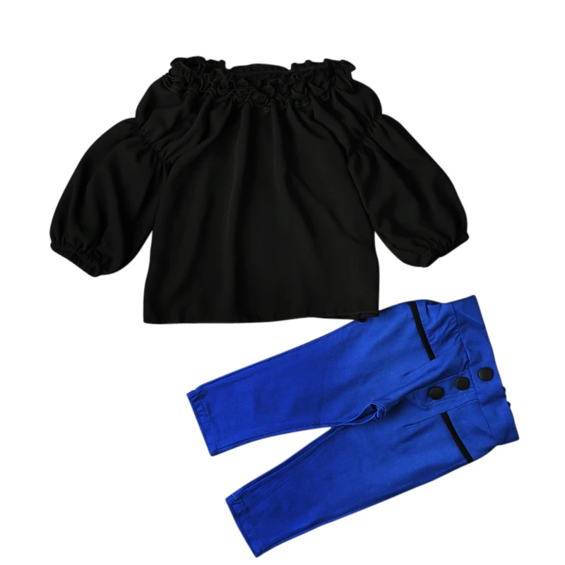 Коллекция 2017 года комплект из 2 предметов Детский костюм Модный одежды для